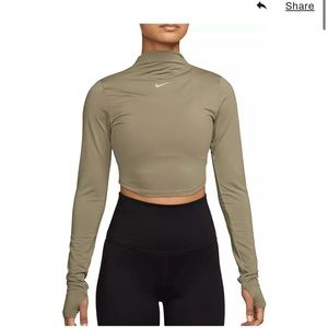 Nike Women's Dri-FIT One Luxe Long Sleeve Cropped Top